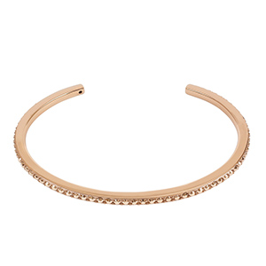 ADORE JEWELRY _ Skinny Pave Bangle