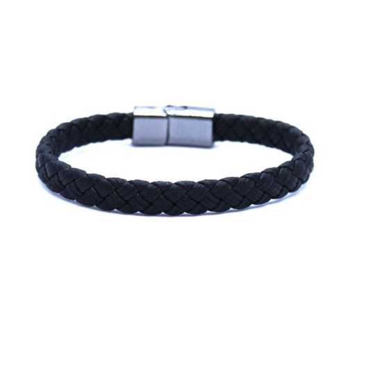 Single Braided black bracelet